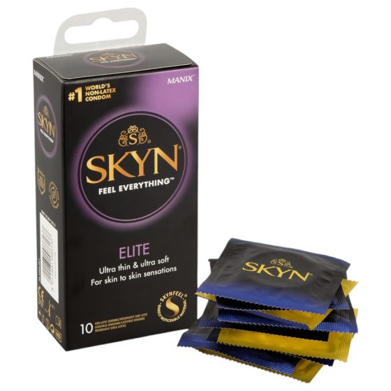 Manix SKYN Elite - ultra tenké bezlatexové kondómy (10ks)