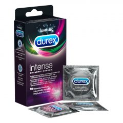 Durex Intense - vrúbkované a bodkované kondómy (10ks)