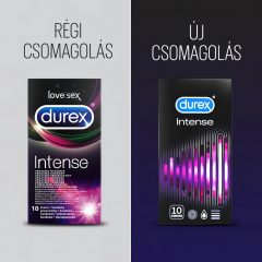 Durex Intense - vrúbkované a bodkované kondómy (10ks)