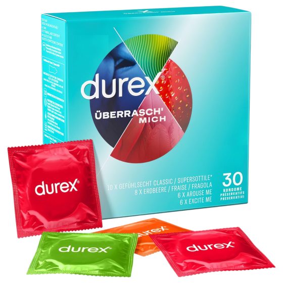 Durex - ízesített óvszercsomag (30db)