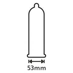Secura Extra Fun - bodkovaný kondóm - 53mm (12ks)