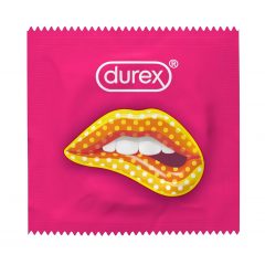 Durex Pleasure Me - rebrovaný-bodkovaný kondóm (10 ks)