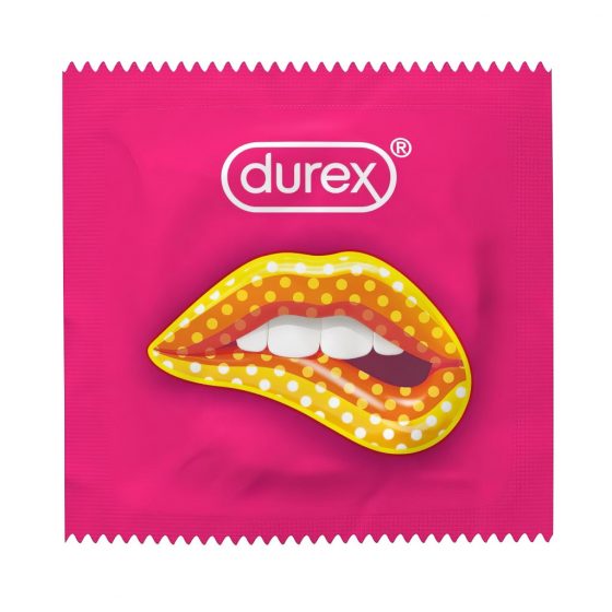 Durex Pleasure Me - rebrovaný-bodkovaný kondóm (10 ks)