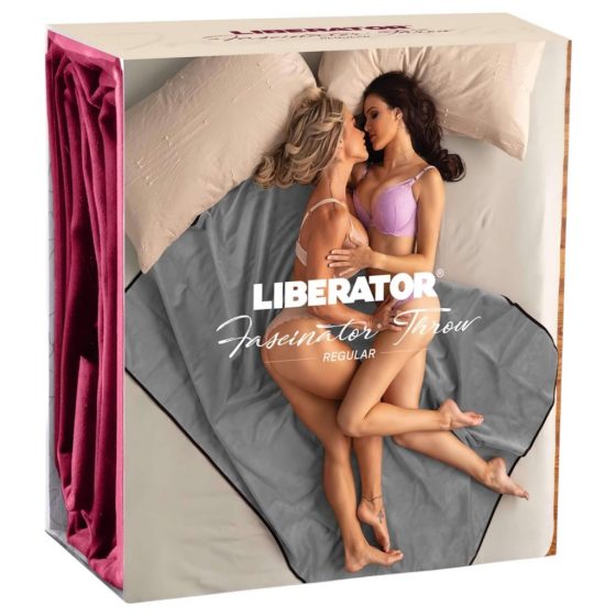 Liberator Fascinator Throw - mikroszálas szextakaró (červená)