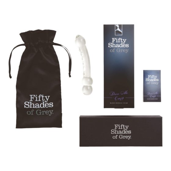 Päťdesiat odtieňov sivej - sklenené dildo