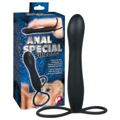   You2Toys Anal Special - silikónové pripínacie dildo - čierne