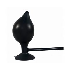   You2Toys True Black Inflatable Butt Plug - balón s prísavkou