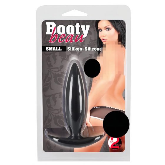 / You2Toys Booty beau small - análny kolík v čiernej farbe, malý