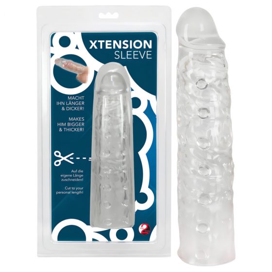 You2Toys Xtension Sleeve - návlek na penis priesvitný