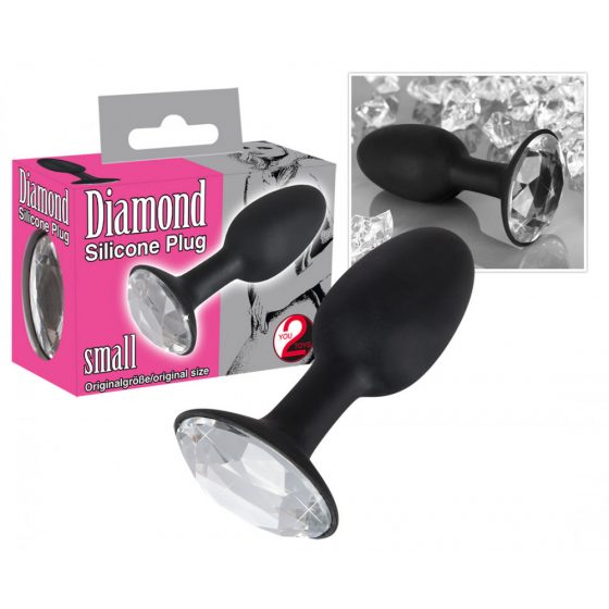 You2Toys Diamond Silicone Plug small - análny kolík silikónový malý