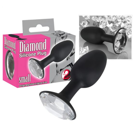 You2Toys Diamond Silicone Plug small - análny kolík silikónový malý