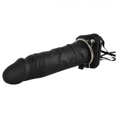   You2Toys Inflatable Strap-On - duté silikonové dildo (čierne)