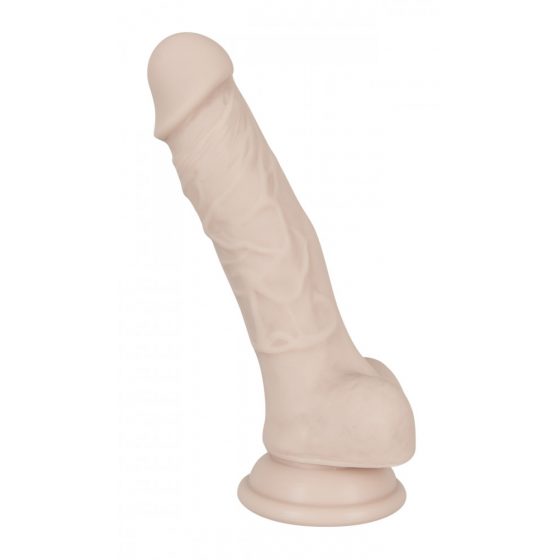 You2Toys Silicone Dildo M - silikónové dildo strednej veľkosti s prísavkou (telová farba)