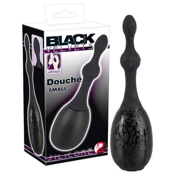 You2Toys Black Velvet Douche Small - klystýr malý (čierny)