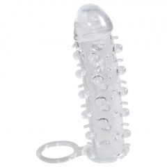   You2Toys Crystal Skin - návlek na penis s krúžkom na semenníky