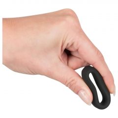   You2Toys Black Velvet Cock Ring - krúžok na penis (2,6cm) čierny