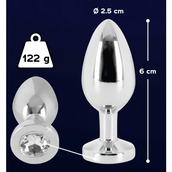 You2Toys - Sextreme - oceľový análny kolík (2,4cm)