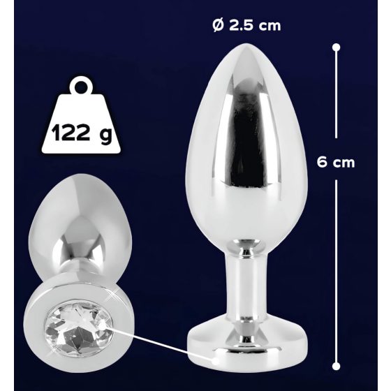 You2Toys - Sextreme - oceľový análny kolík (2,4 cm)