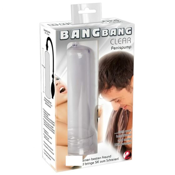 You2Toys Bang Bang Penis Pump - vákuová pumpa na penis (priehľadná)