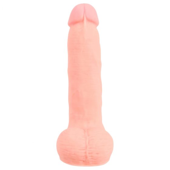 Medical Silicone Dildo - rovné dildo z lekárskeho silikónu (20 cm) - telová farba