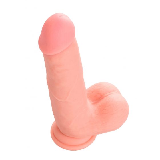 Medical Silicone Dildo - rovné dildo z lekárskeho silikónu (20 cm) - telová farba