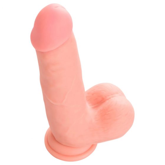 Medical Silicone Dildo - rovné dildo z lekárskeho silikónu (20 cm) - telová farba