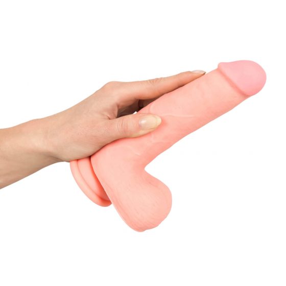 Medical Silicone Dildo - rovné dildo z lekárskeho silikónu (20 cm) - telová farba