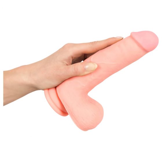 Medical Silicone Dildo - rovné dildo z lekárskeho silikónu (20 cm) - telová farba