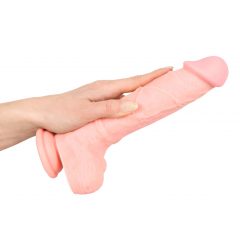   Medical Silicone Dildo - dildo z lekárskeho silikónu (24 cm) - telová farba