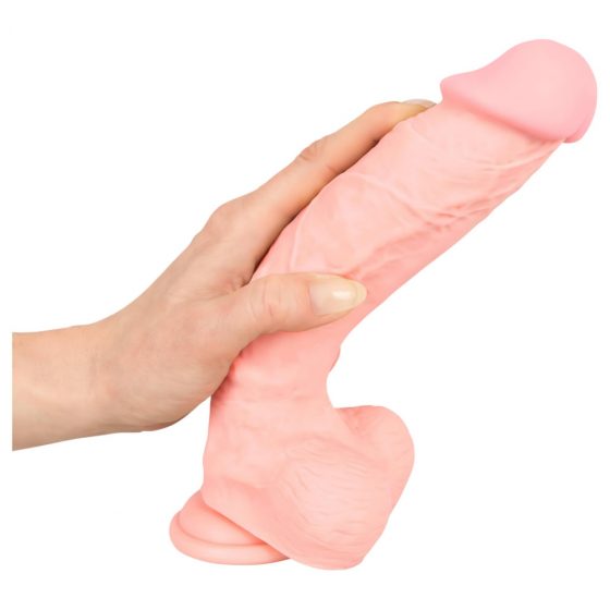 Medical Silicone Dildo - dildo z lekárskeho silikónu (24 cm) - telová farba