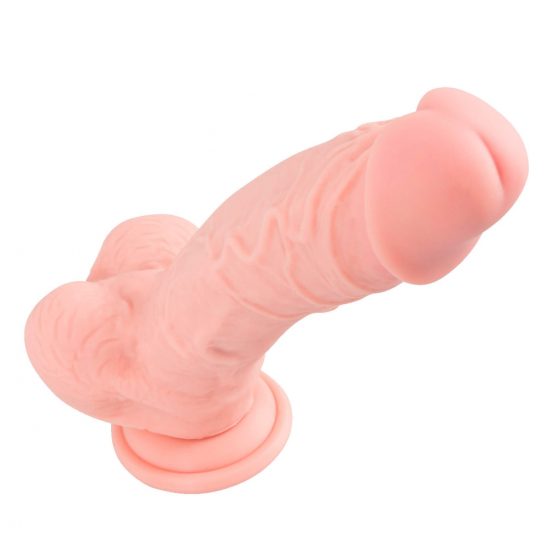 Medical Silicone Dildo - dildo z lekárskeho silikónu (24 cm) - telová farba