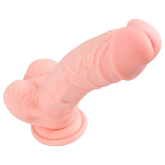 Medical Silicone Dildo - dildo z lekárskeho silikónu (24 cm) - telová farba