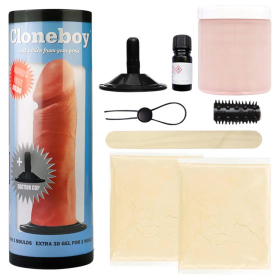 Cloneboy Dildo & Suction Cap - na mieru šité dildo s prísavkou