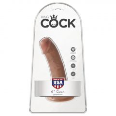   Dildo King Cock 6 Cock - Pipedream - dildo (15cm) - hnedé"