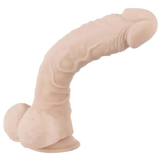 Nature Skin Large - realistické dildo,s prísavkou - telová farba (veľké)