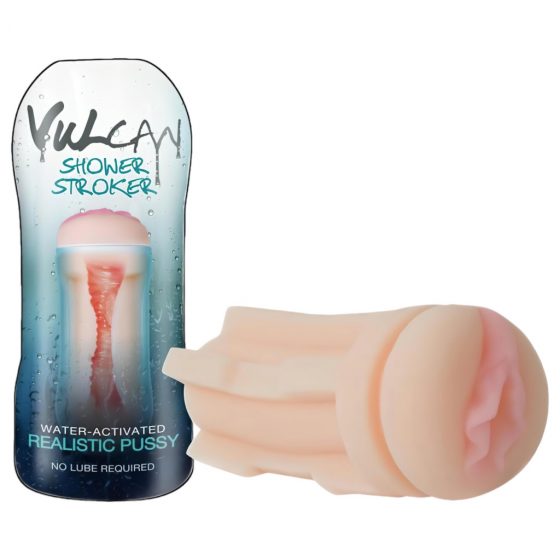 Vulcan Shower Stroker - realistická vagina (prírodná)