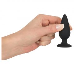 Black Velvet Heavy - 40g-ové análne dildo (čierne)