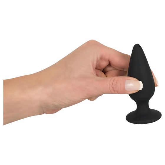 Black Velvet Heavy - 75 g-ové análne dildo (čierne)