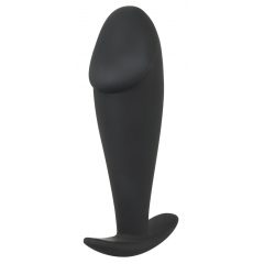 / Black Velvet Butt Plug - análne dildo (čierne)