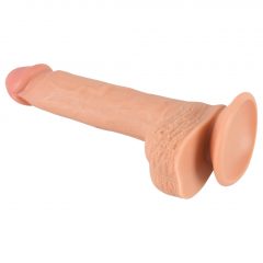   realistixxx real lover medium- realistické dildo s prísavkou (22cm) - telová farba