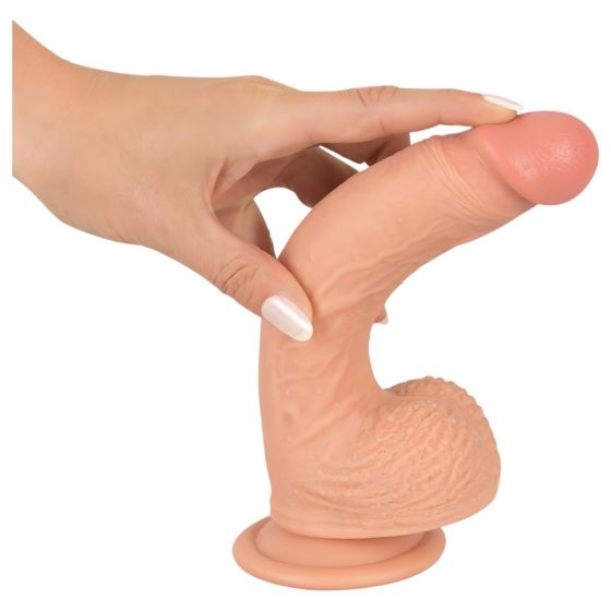 realistixxx real lover medium- realistické dildo s prísavkou (22cm) - telová farba