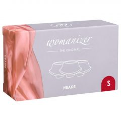   Womanizer Premium S - sada náhradných zvončekov - červená (3ks)