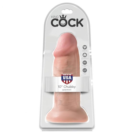 King Cock 10 dildo (25 cm) - prírodný