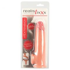   Realistixxx - realistická násadka s krúžkom 19cm (prírodný)