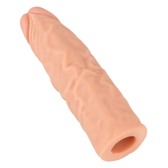 Nature Skin - predlžujúci, zhrubšujúci návlek na penis (19,5cm)