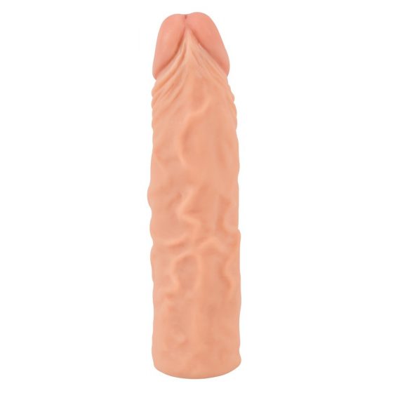 Nature Skin - predlžujúci, zhrubšujúci návlek na penis (19,5cm)