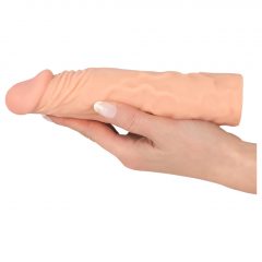   Nature Skin - predlžujúci, zhrubšujúci návlek na penis (19,5cm)