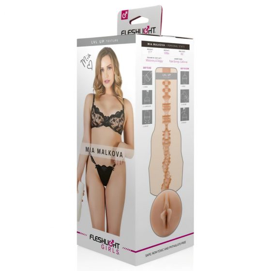 Fleshlight Mia Malkova LVL Up - realistická vagína (telová farba)