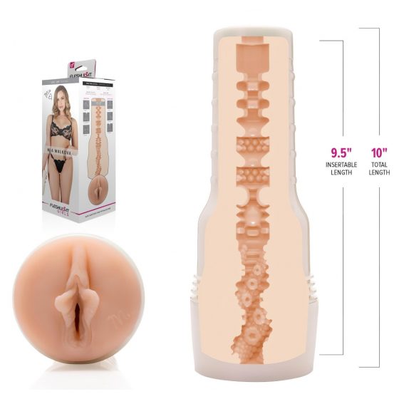 Fleshlight Mia Malkova LVL Up - realistická vagína (telová farba)