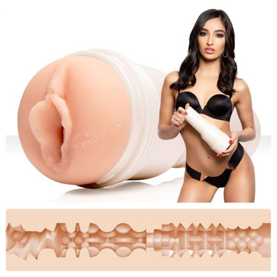 Fleshlight Emily Willis Squirt - realistická umelá kundička (prírodná)